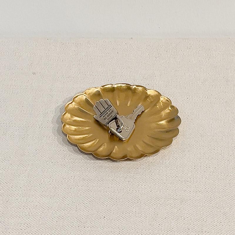 真鍮のフラワートレイ S（100mm） | fog linen work | 02