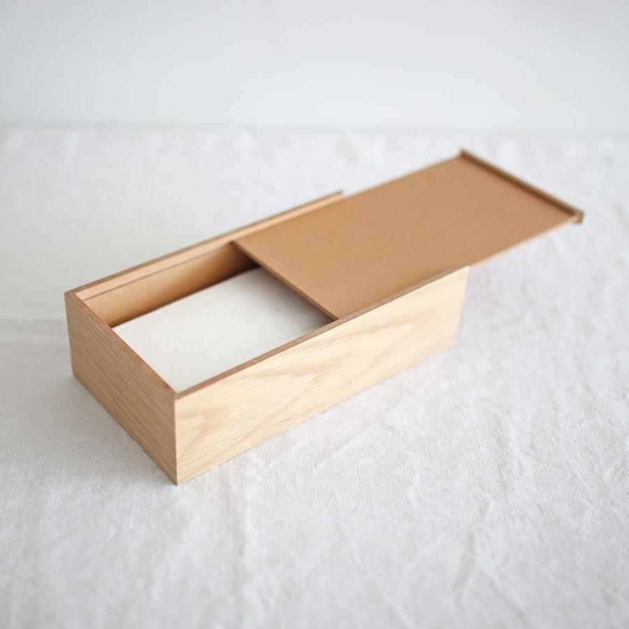 ＜レギュラー/オーク/スライド式＞木製ティッシュボックス |  | 03
