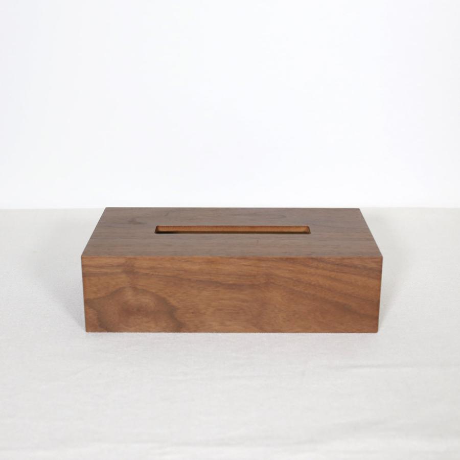 ＜レギュラー/ウォールナット/スライド式＞木製ティッシュボックス |  | 01