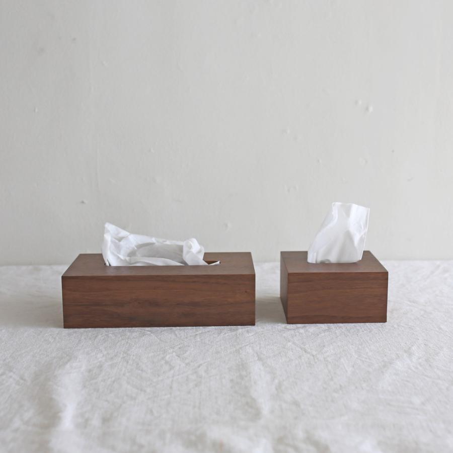 ＜レギュラー/ウォールナット/スライド式＞木製ティッシュボックス |  | 04