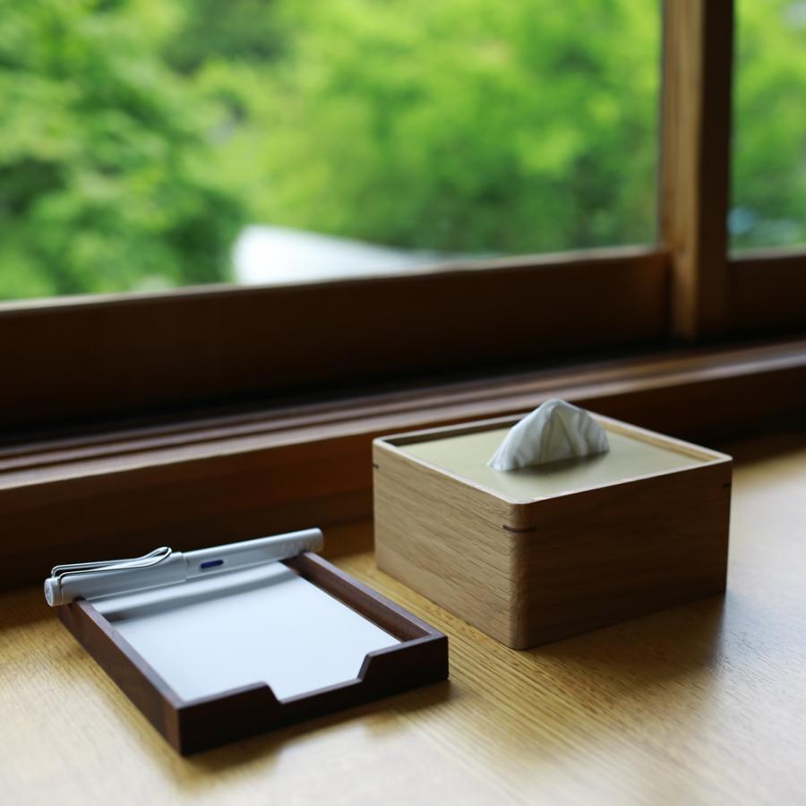 【廃盤品・浮文字・穴なし】リッドトレーハーフユニット & ステンボックスハーフ 真鍮蓋の角Rティッシュボックス ハーフサイズ : HOTELS by L.E.S