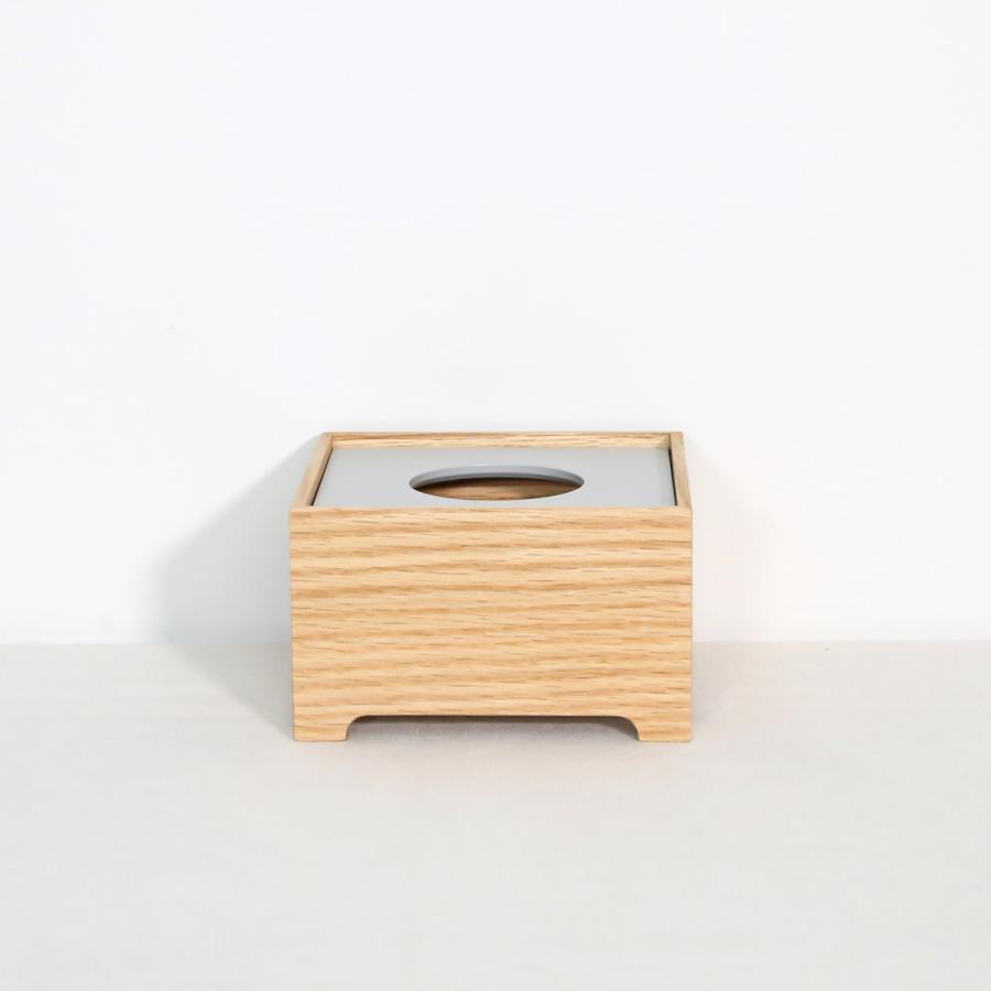 ＜ハーフ/オーク＞脚付きティッシュボックス |  | 01