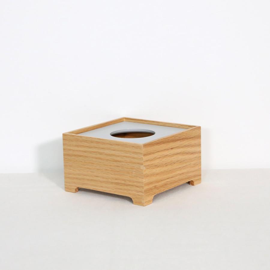 ＜ハーフ/オーク＞脚付きティッシュボックス |  | 02