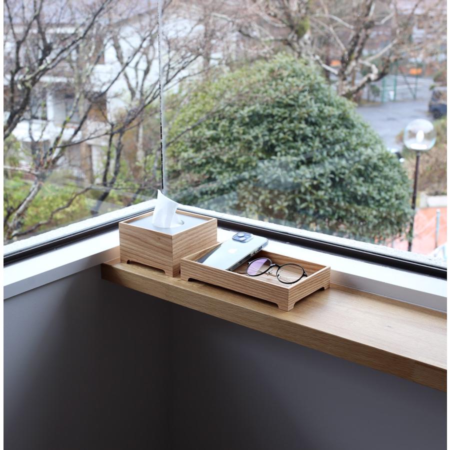 ＜ハーフ/オーク＞脚付きティッシュボックス |  | 04