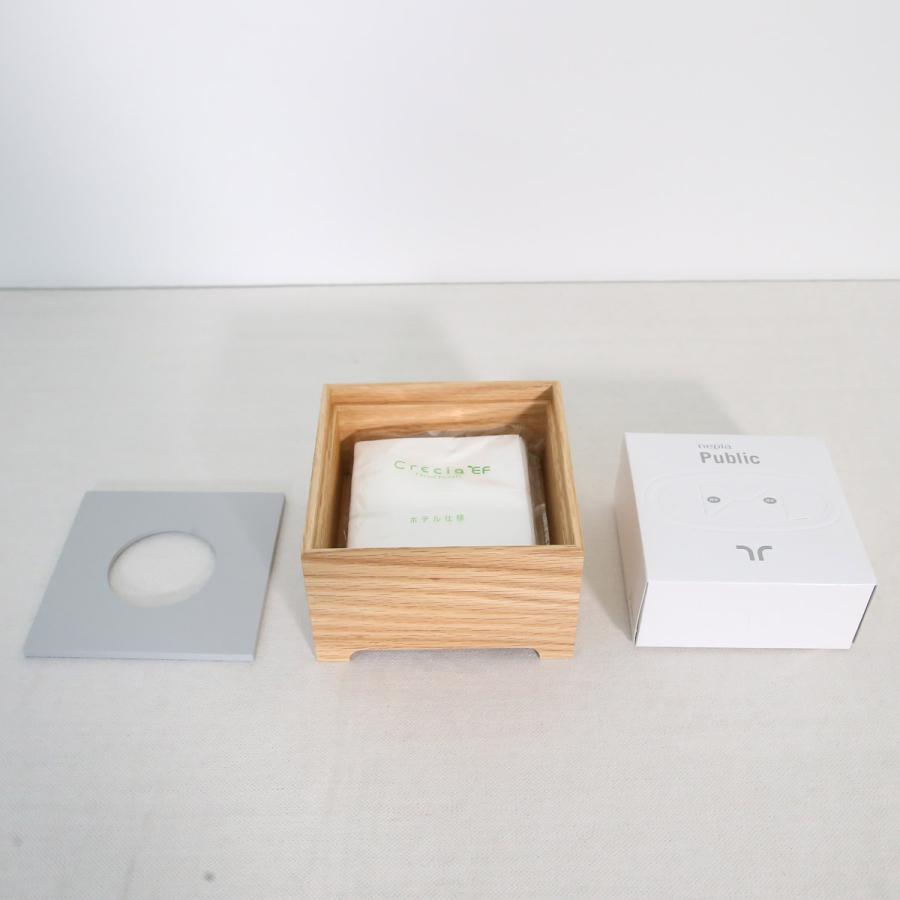 ＜ハーフ/オーク＞脚付きティッシュボックス |  | 08