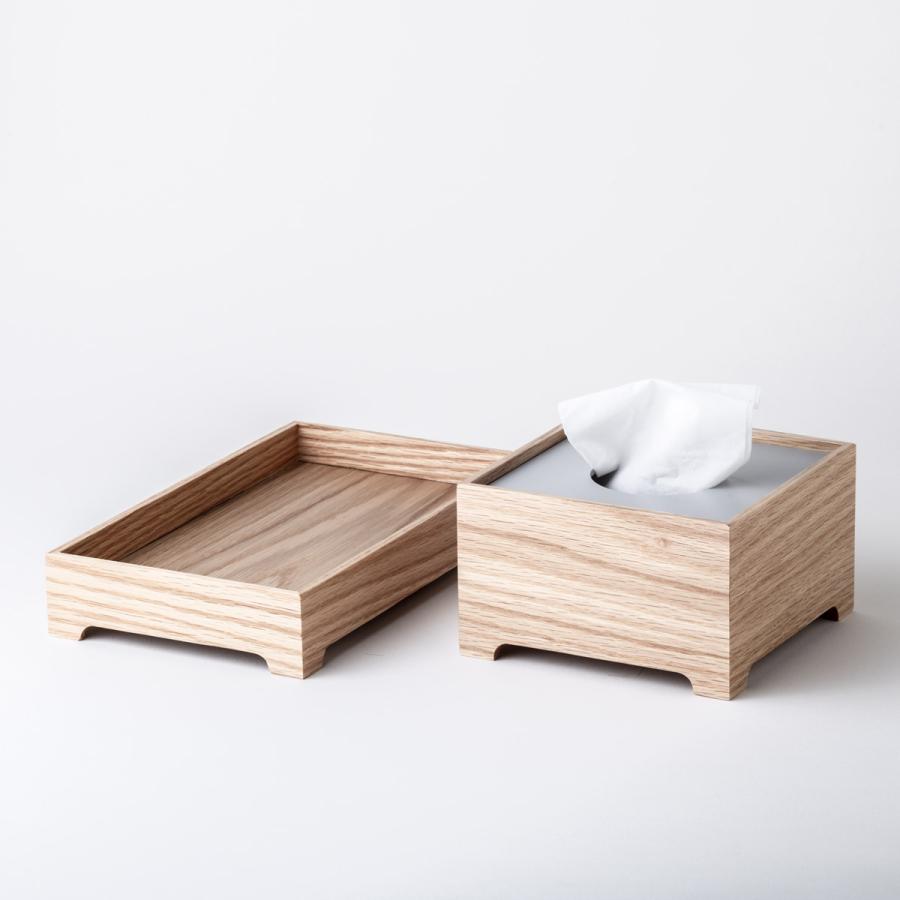 ＜ハーフ/オーク＞脚付きティッシュボックス |  | 07