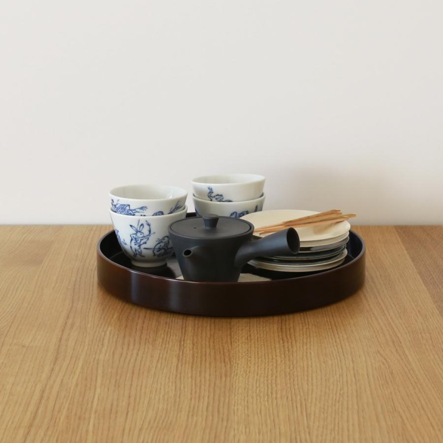漆のお盆　urushi　直径30cm | 