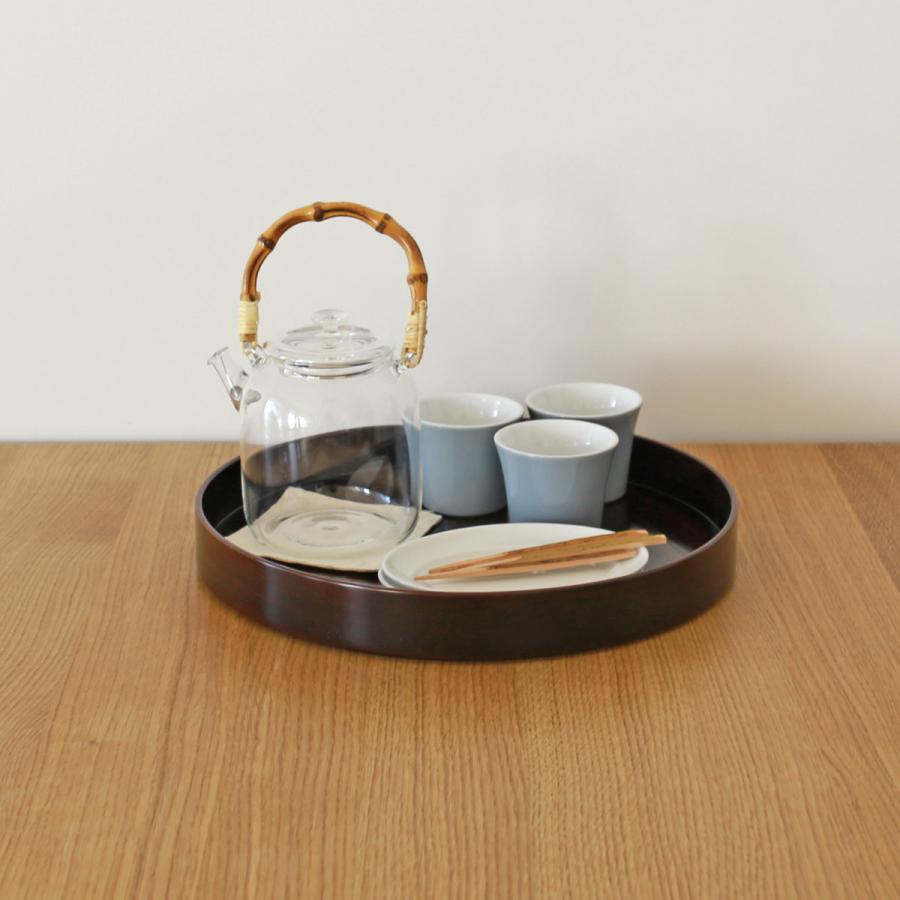 漆のお盆　urushi　直径30cm |  | 02