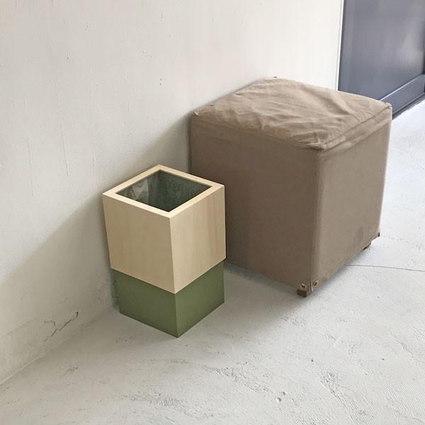 ダストボックスWcube　オリーブ |  | 03