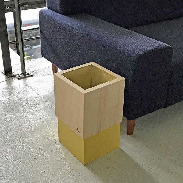 ダストボックスWcube　ハニーイエロー | ヤマト工芸 | 05