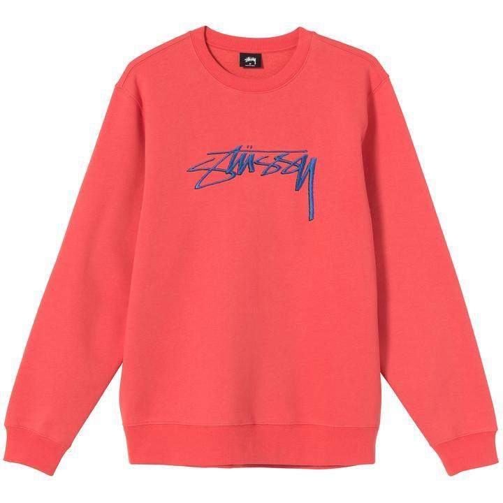 Stussy ステューシー Smooth Stock Embroidered Crew ステューシー スウェット トレーナー アウトライン 刺繍プルオーバー パーカー 並行輸入品 レスリー 通販 Yahoo ショッピング
