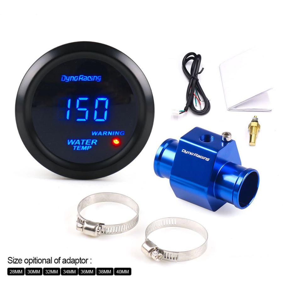 水温計 車 52mm デジタル ブルー Led 40 150摂氏 1 8 Npt 水温センサー パイプ シール アダプター S C Km 191 リアン 通販 Yahoo ショッピング