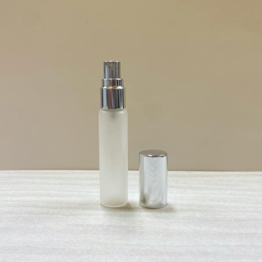 フロスト加工 スプレー容器 】 10ml 遮光 ガラス瓶 キャップ ゴールド