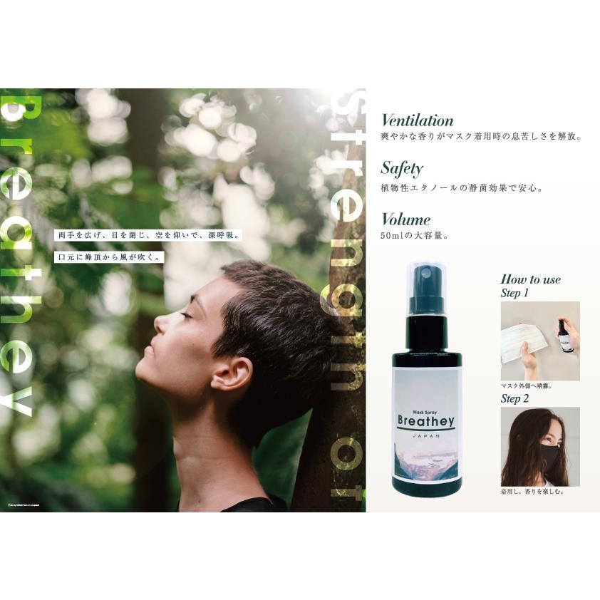 鼻詰まり時 マスクスプレー ブリージー 50ml スッキリ 清涼感 花粉症 風邪 ペパーミント ハッカ 薄荷 レモン 筋トレ ジム 勉強 仕事 医療 消臭 精菌 Breathey50 レソンシエル ジャポン レソポン 通販 Yahoo ショッピング
