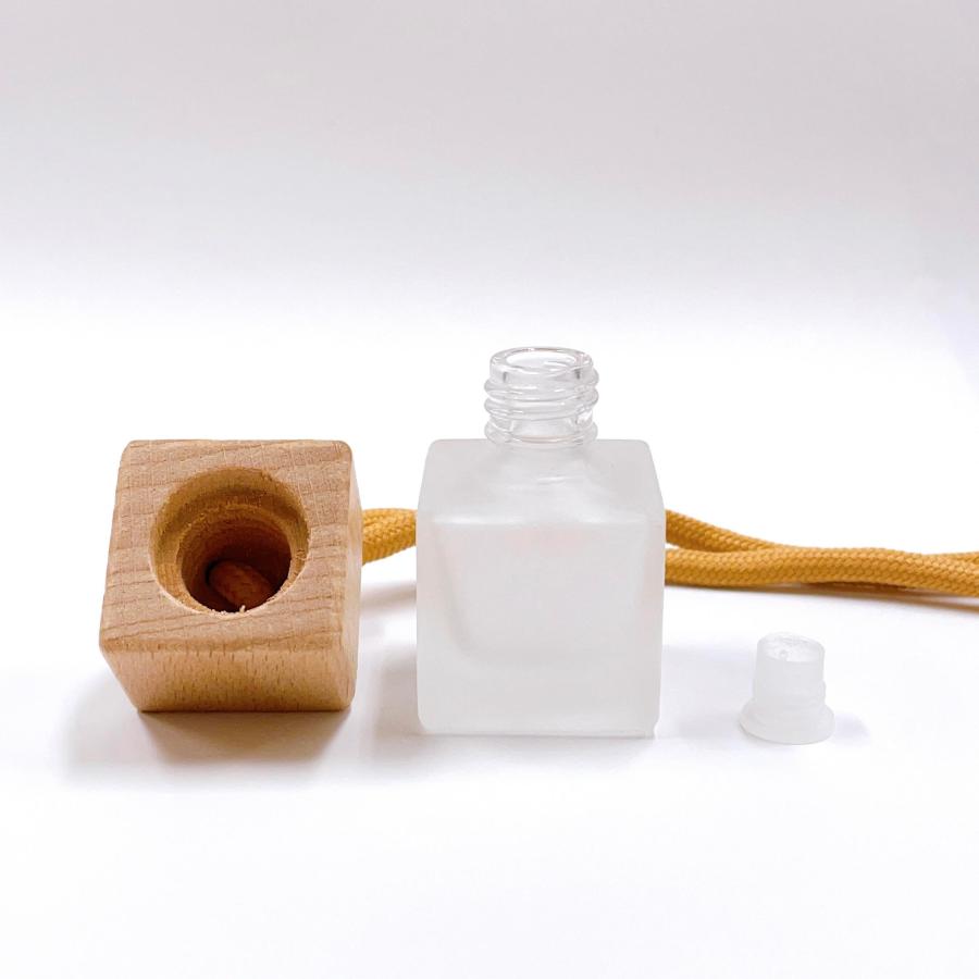 吊り下げ ディフューザー アイスキューブ 詰替ボトル】8ml 木製