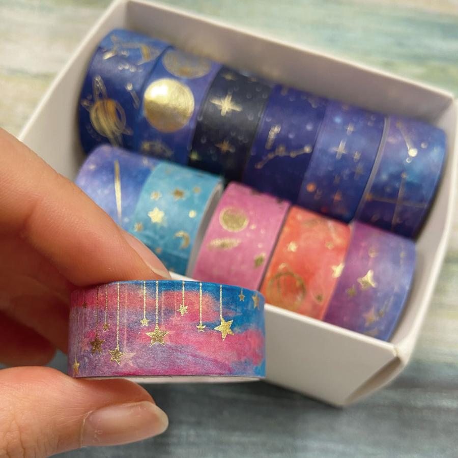 okappalover 星座 マスキングテープ 12個セット Amazon.co.jp