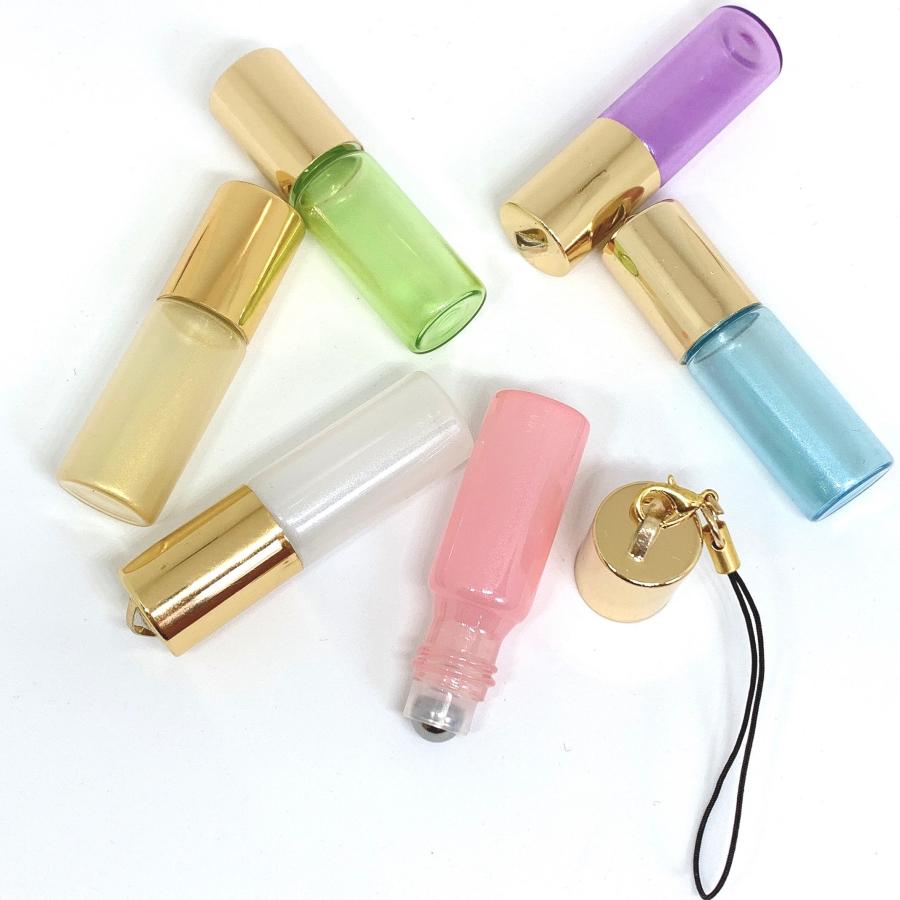 ミニミニパステルズ 】 ロールオンボトル 5ml カラフル ゴールド