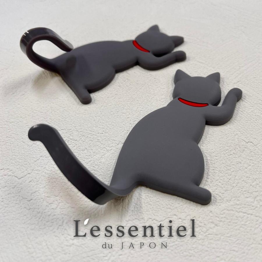 2点(2匹)セット★ハンドメイド　壁掛け猫フック　ネコ　cat CATしっぽ Amazon.co.jp: 壁掛け 猫 ウォールフック 鍵掛け 帽子掛け ネコ