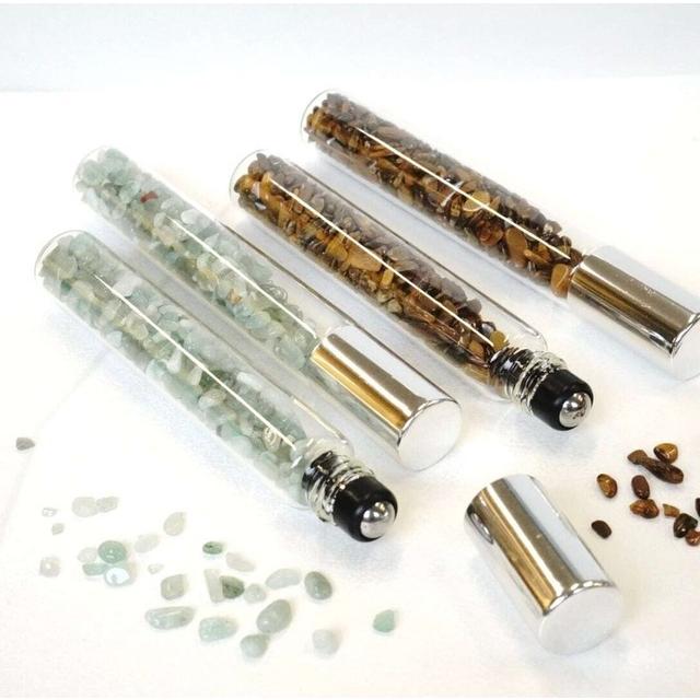 天然石ロールオンボトル】 98×14 翡翠 タイガーアイ アメジスト