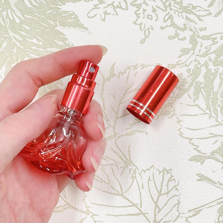 ローズカット スプレーボトル】10ml 香水 アトマイザー ガラス ローズカット スプレーボトル】10ml 香水 アトマイザー ガラス
