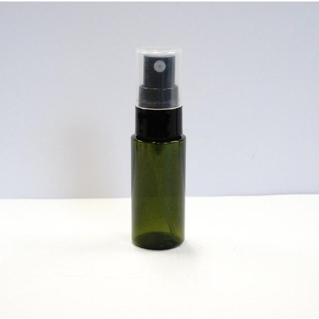 スプレー容器】20ml 茶 緑 青 全3色 プラスチック 黒ノズル ポーチ