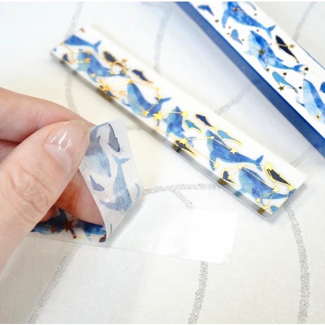 水色 マスキングテープ シール】長さ 10cm 20枚入 ブルー 文具 文房具