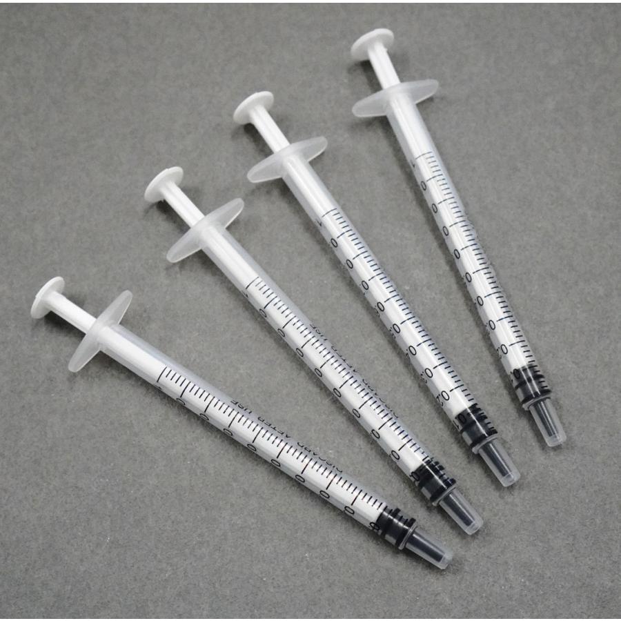 シリンジ 】 1.0ml 20本入 プラスチック注射器 針無し 極細