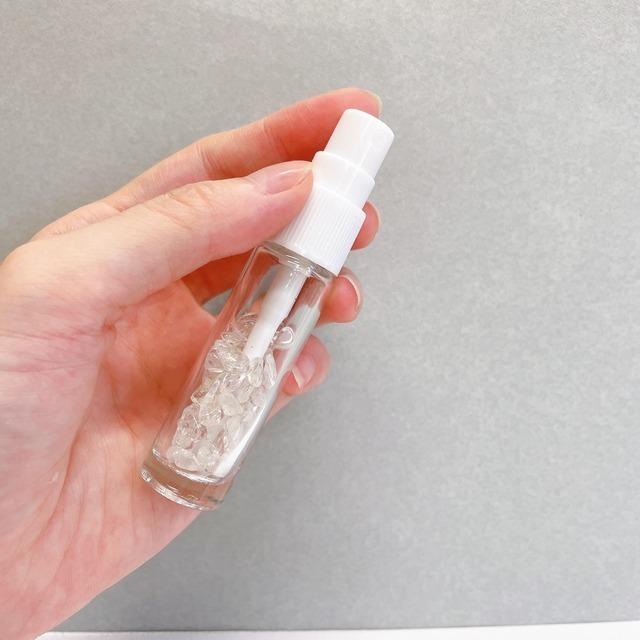 天然石入りスプレーボトル全10種】ホワイトノズル 10ml 宝石