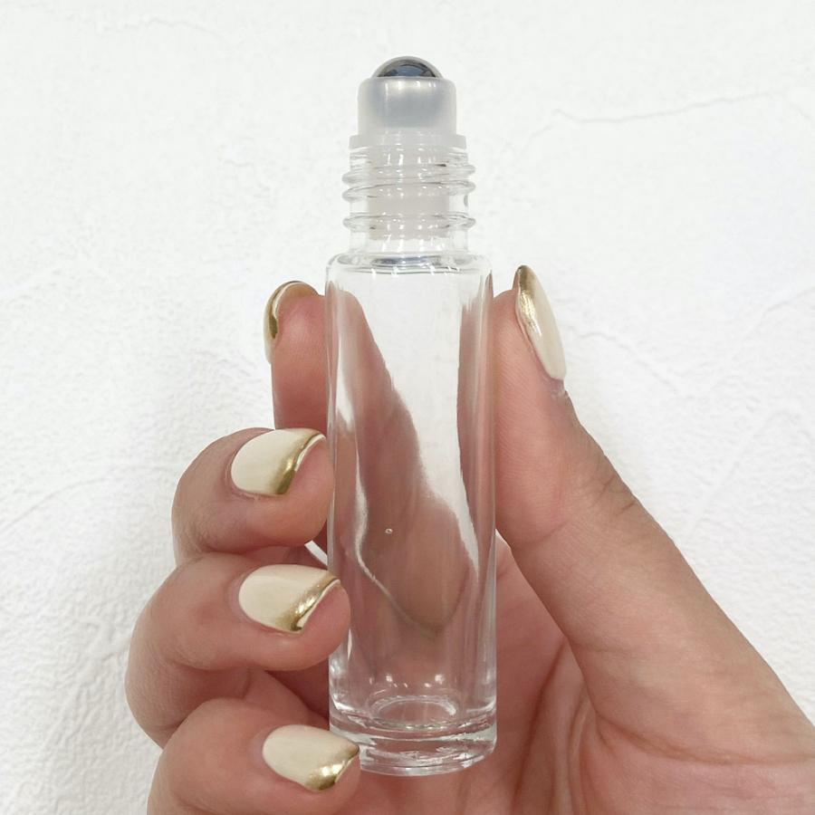 木目キャップ ロールオンボトル 】 ステンレスボール 10ml