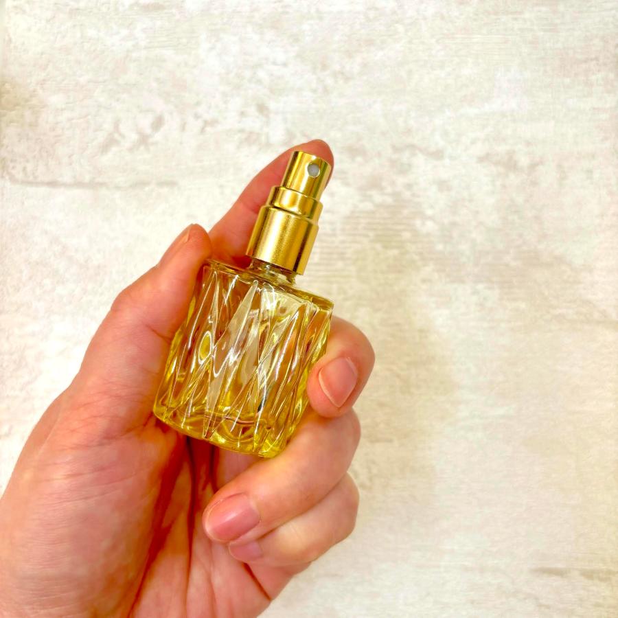 オーバル ダイヤモンドカット スプレーボトル 10ml】1本 イエロー