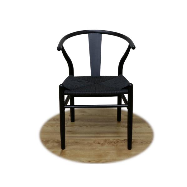 【アウトレット】北欧デザイナーズ風 チェア ペーパーコード ブラック ブラック Type-2 一部地域除く送料無料 |  | 01