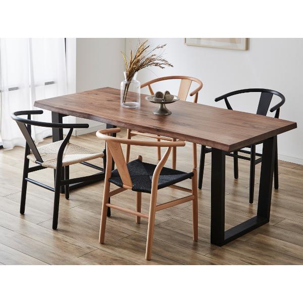 【アウトレット】北欧デザイナーズ風 チェア ペーパーコード ブラック ブラック Type-2 一部地域除く送料無料 |  | 09