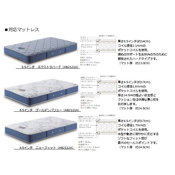 シモンズ グランツ ヘッドボード高さ調節可 ニレ無垢材使用 セミダブル SD 選べる２色 新品 一部地域除く送料無料_8