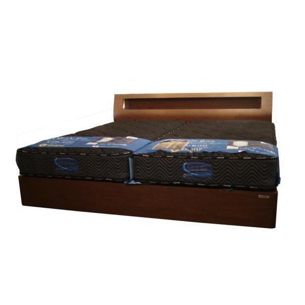 シモンズ グランツ キャビタイプ LED照明付 引出付き キング K ブラウン 新品 一部地域除く送料無料 | Granz | 01