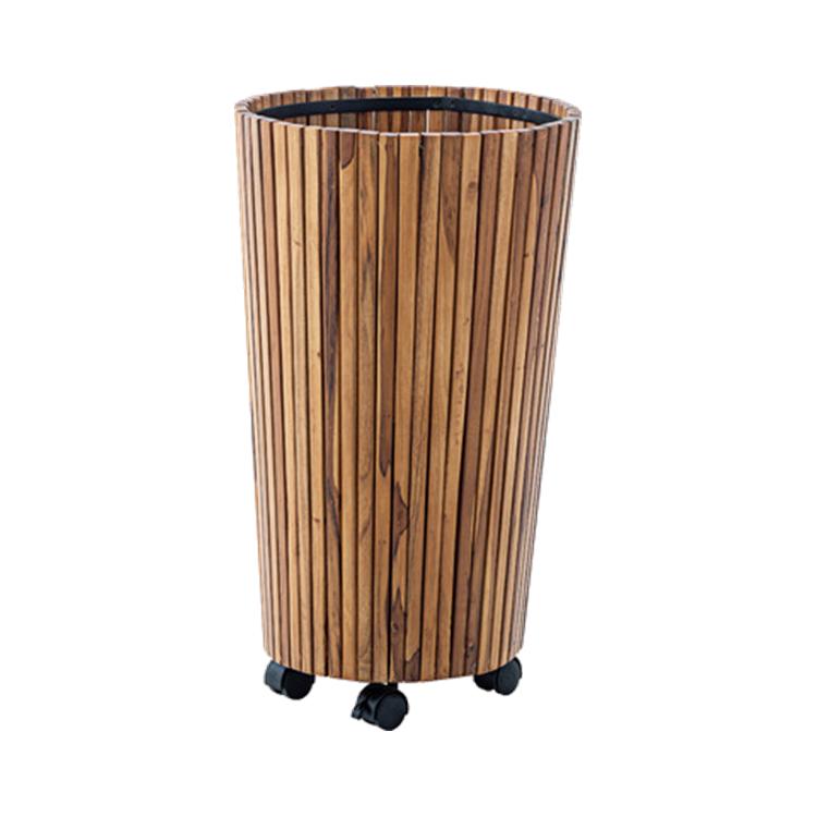 グリーンベース プランター 鉢カバー 39cm L  木製 キャスター インテリアグリーン ナチュラル 一部地域除く送料無料　 |  | 01