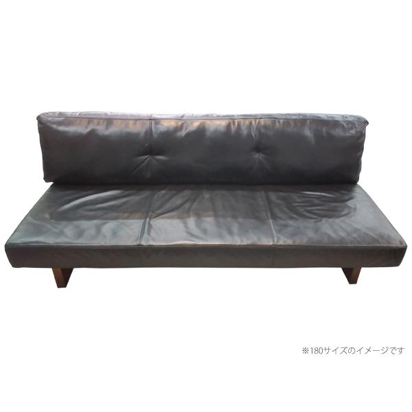 【値下げ】レザーウッド II 160 ソファ ロータイプ 本革 黒革 木製フレーム  ブラック スタイリッシュ 新品 展示あり 一部地域除く送料無料 | シギヤマ家具工業 | 04