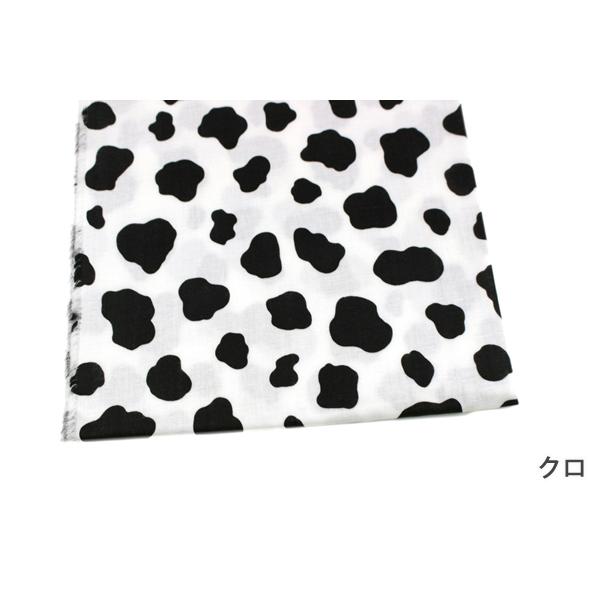 やわらかダブルガーゼ 生地108cm巾／ウシ柄【50cm単位販売】 : 生地