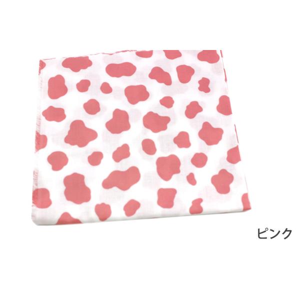 やわらかダブルガーゼ 生地108cm巾／ウシ柄【50cm単位販売】 : 生地