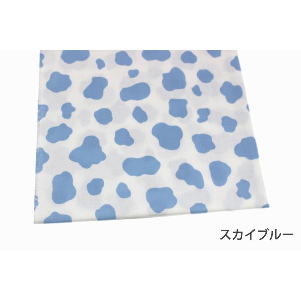 やわらかダブルガーゼ 生地108cm巾／ウシ柄【50cm単位販売】 : 生地