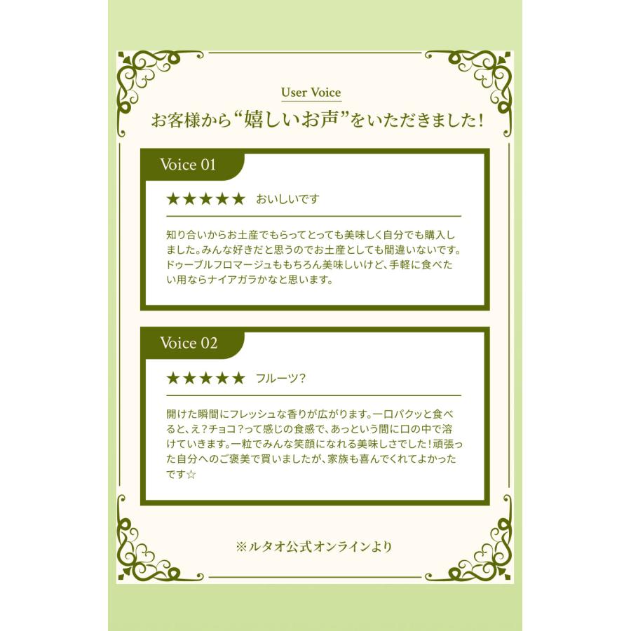 爆買 バレンタイン 2026 プレゼント ギフト チョコレート 生チョコ ルタオ レアチョコレート ナイアガラ（1箱） | ルタオ | 03