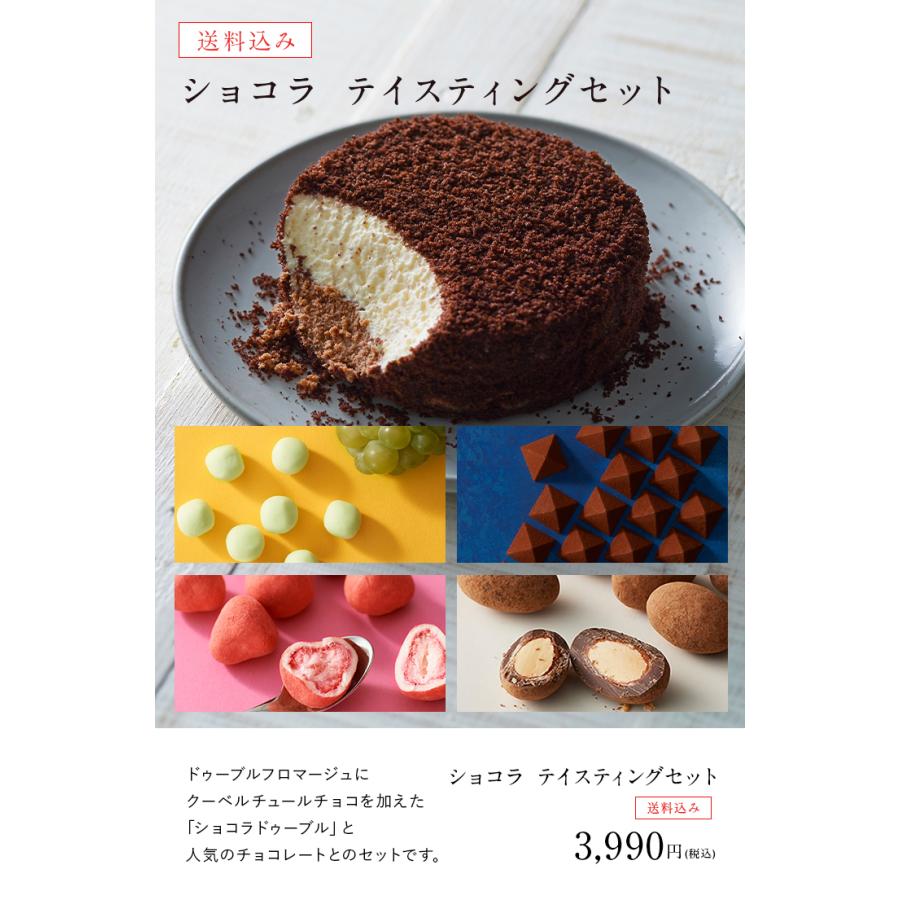 ルタオ 父の日 御中元 スイーツ ショコラ テイスティングセット チーズ ケーキ チョコレート プレゼント ギフト 2024 父の日スイーツ お中元｜letao｜06