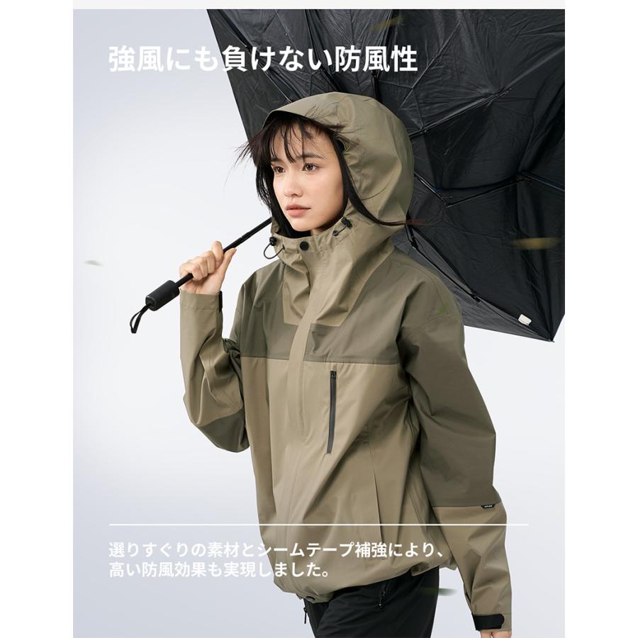 ACTLEIS（アクレイス） マウンテンパーカー レディース 防水 レイン
