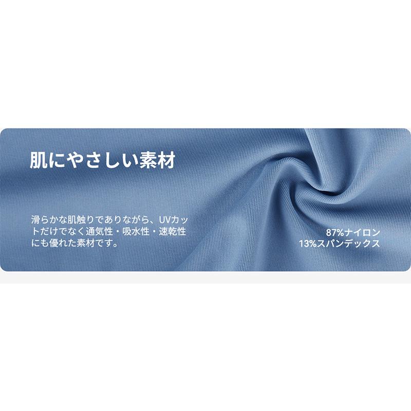 水着 レディース ラッシュガード 上下 セット 上下セット 体型カバー セパレート タンキニ 長袖 5点セット フード付き パーカー uvカットパーカー レギンス uvの画像