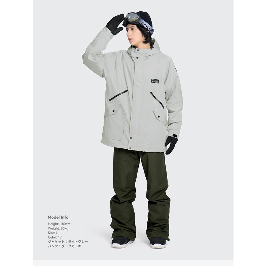 デサントスキーウェアスノーボードウェアセットアップ上下セット白  