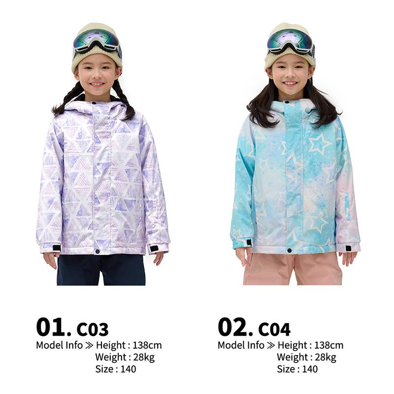 ACTLEIS（アクレイス） スキーウェア スノーウェア ジャケット キッズ