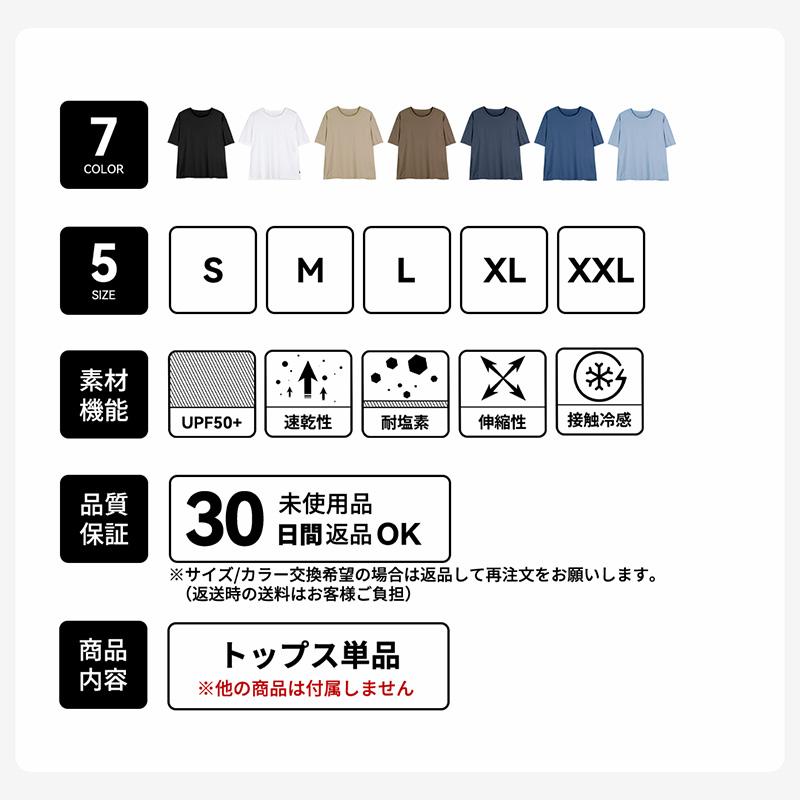 ラッシュガード メンズ 半袖 シャツ tシャツ 水着 大きいサイズ uvカット uv upf50+ 紫外線対策 日焼け予防 体型カバー プール 海 海水浴 サウナ サーフィン｜letdream｜10