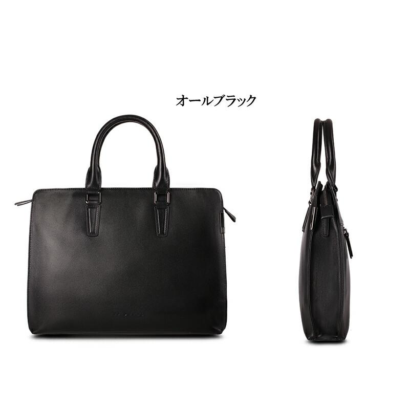 ビジネスバッグ ブリーフケース 本革 革 軽量 メンズ レディース a4 ビジネスバック ショルダー 2way LDS01406の画像