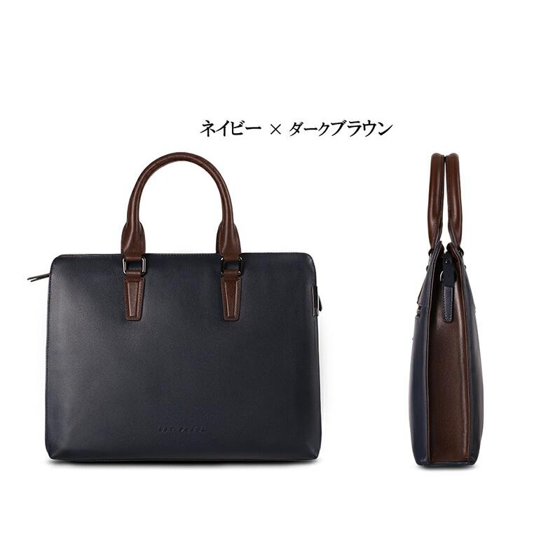 ビジネスバッグ ブリーフケース 本革 革 軽量 メンズ レディース a4 ビジネスバック ショルダー 2way LDS01406の画像