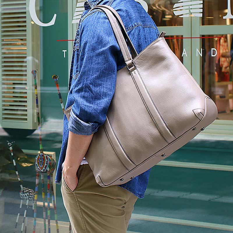 LETDREAM トートバッグ ビジネスバッグ メンズ 本革 革 出張