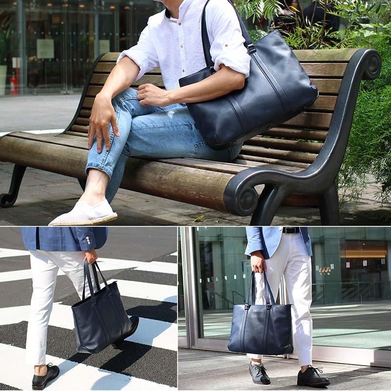 ご予約品】 LAT DREAM 本革 レザー トートバッグ 大容量 A4サイズ可